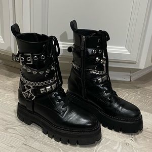 Killstar Kero Scene boots, black